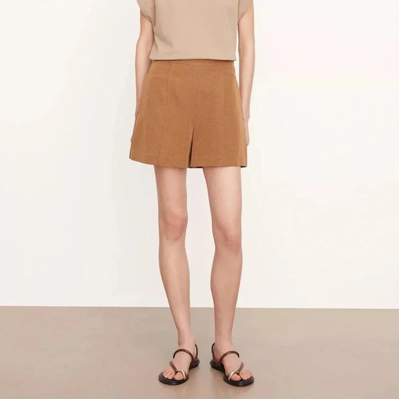 VINCE High Waisted Tailored Short Women’s Size 8 Cream/Off White NWT - Picture 7 of 7